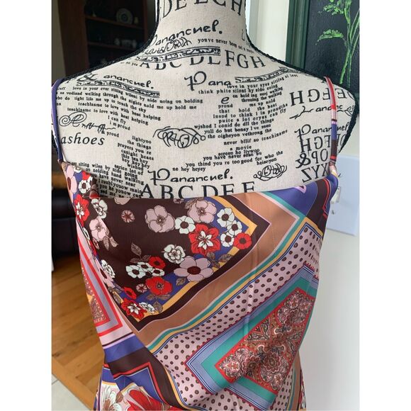 Urban Outfitters Mallory Cowl Neck Mini Slip Dress Spaghetti Strap NWT - Picture 5 of 12